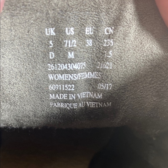 Clarks Dark Taupe Suede Lace Up Ankle Boots with 2.5” Heel - Picture 9 of 9